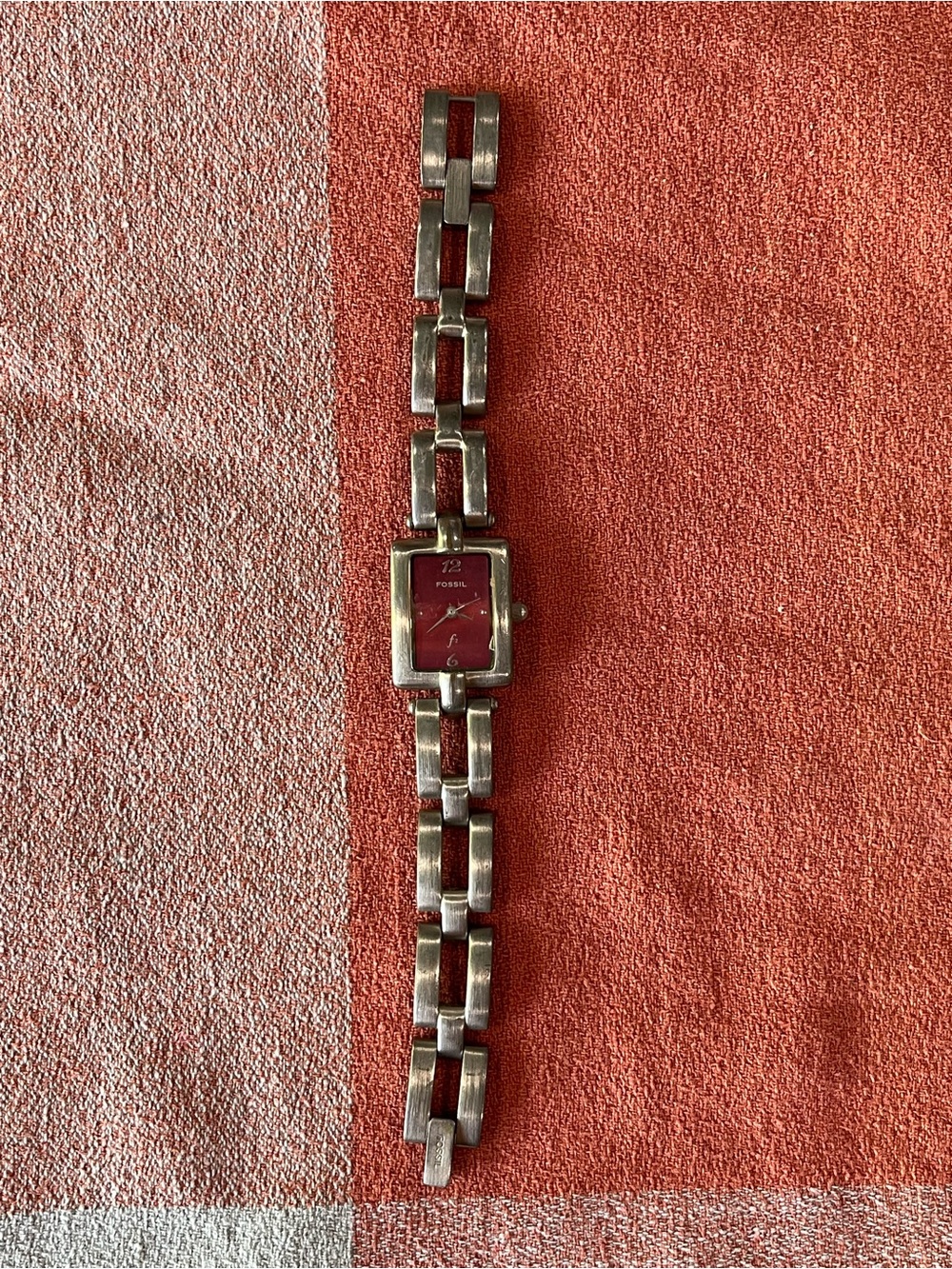 Vintage Y2K Fossil F2 Geometric Watch (Model ES-9097) - As-Is
